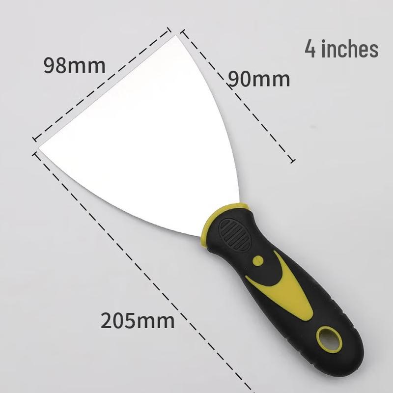 Yunpo 4-inch Stainless Steel Putty Knife Set (5-pack)