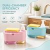 Dual Independent Chambers Soap Pump Dispenser Drain Hole Kitchen Soap Dispenser Kitchen Sink