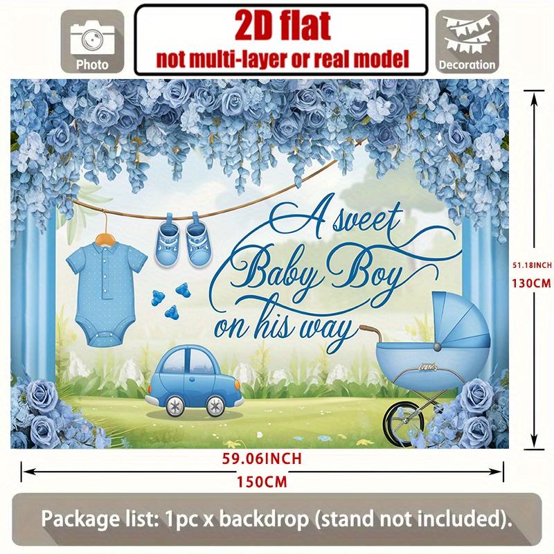 1Pcs Boy On His Way Creative Party Decoration Background Kids Backdrop Decorations For Photo Studio Photo Booth Party