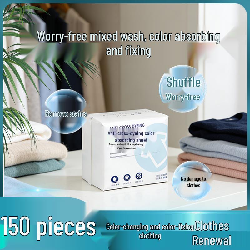 Washing Machine Anti-Bleeding Color Absorbing Sheets - Special Laundry Protector