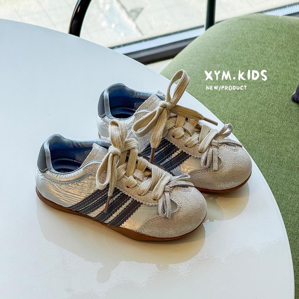 Spring 2026 Kids' Korean Style Bow Genuine Leather Shoes - Elegant, Versatile Girls' Thin Sole