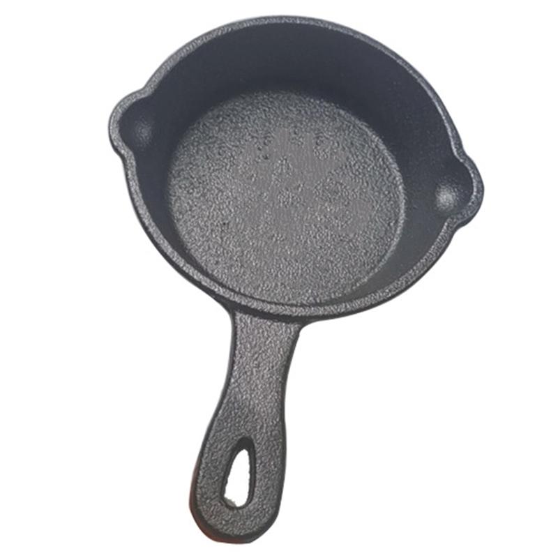 8.5CM Cast Iron Material Frying Pan Non-stick Cookware Fried Steak Pot Saucepans Kitchenware Kitchen Cooking Accessories