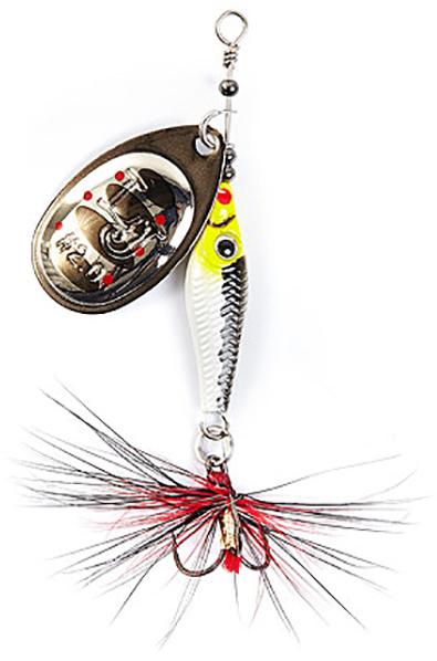 Spinning Lure with Barbed LJ TRIAN BLADE ROUND Weight 9 G