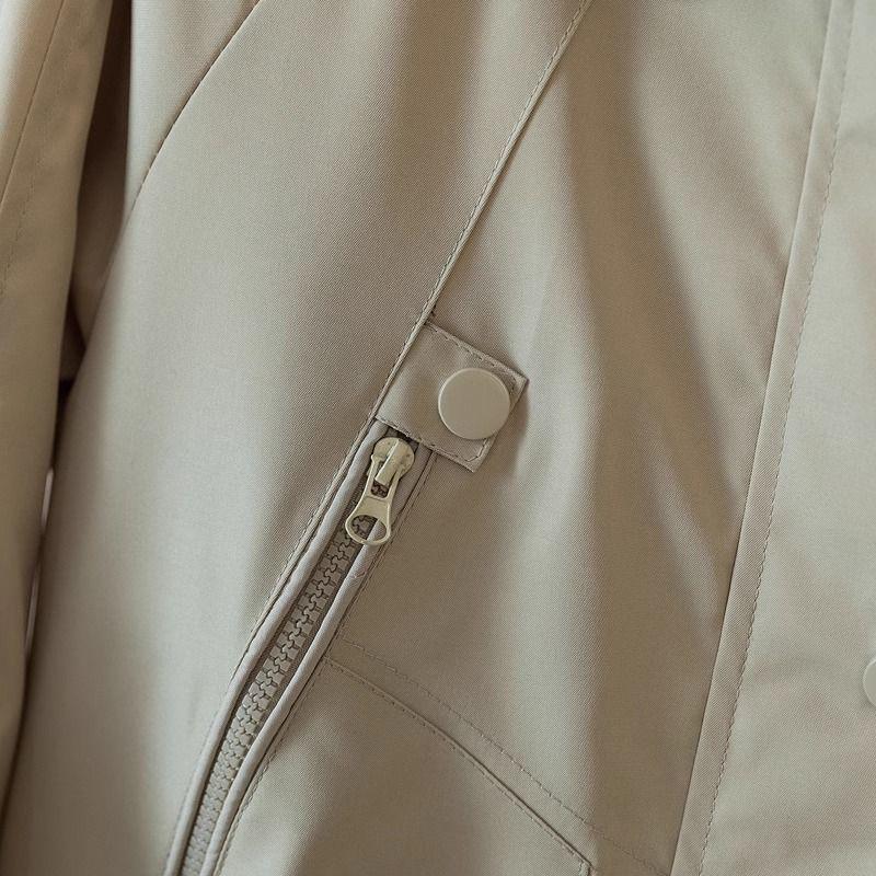 Plus Size 300 Jin Women's Hooded Windbreaker: High-End, Loose, Windproof Baseball Jacket for Spring/Autumn