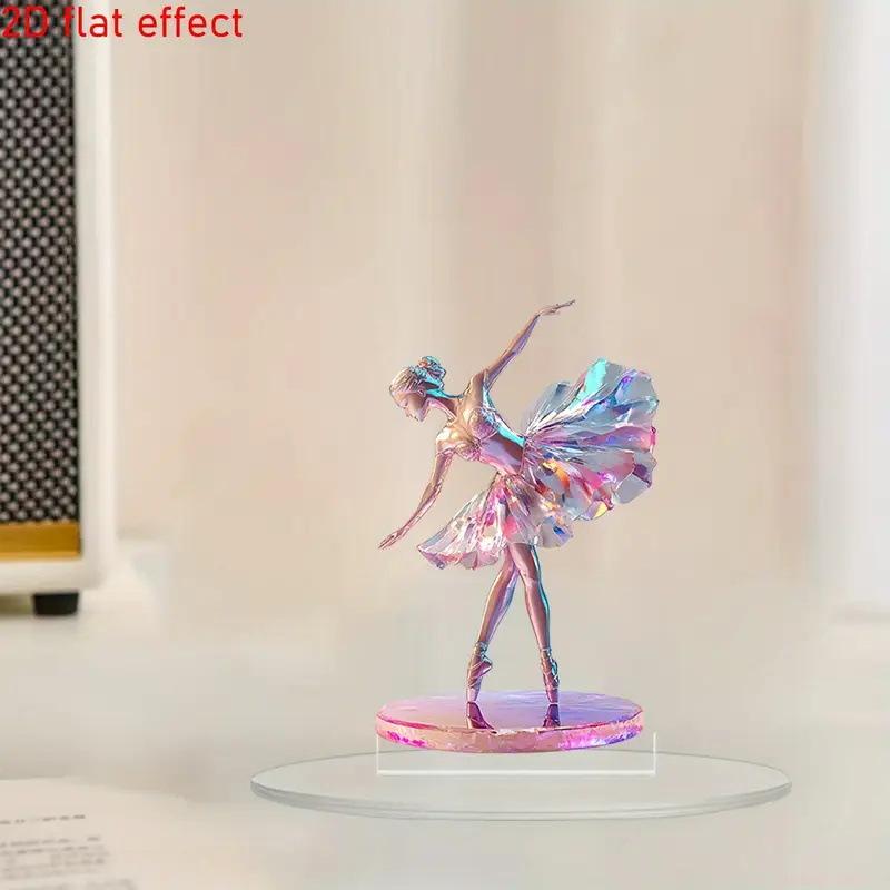 Elegante Ballettänzerin Statue - Perfekt für Party-Schreibtisch-Dekoration zu Hause, Fensterdekoration und einzigartige Geschenkideen, Tischdekorationen für Zuhause