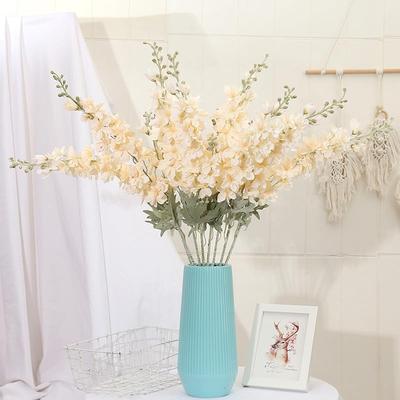 1/3 Stück 85cm Einzelstiel Künstliche Ritterspornblumen Haus Hochzeit Tisch Raum Festival Dekor Außenhof Garten Requisiten DIY Geschenke