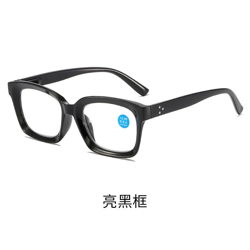 

Oversized Square Reading Glasses Men Women Anti Blue Light Trendy Eyewear Suitable Reading Books Retro Business Glasses Man 0