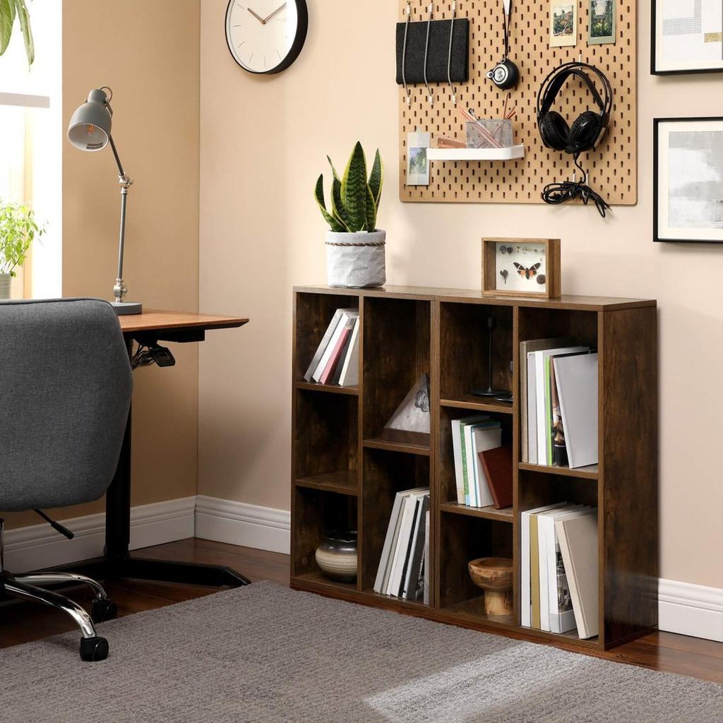 Bookcase, Wooden bookcase for children with 5 przeg