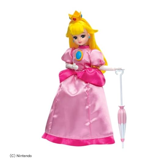 TAKARA TOMY Licca-chan Doll Super Mario Licca-chan Princess Peach Style Dress-up Pretend Play Toy Ag