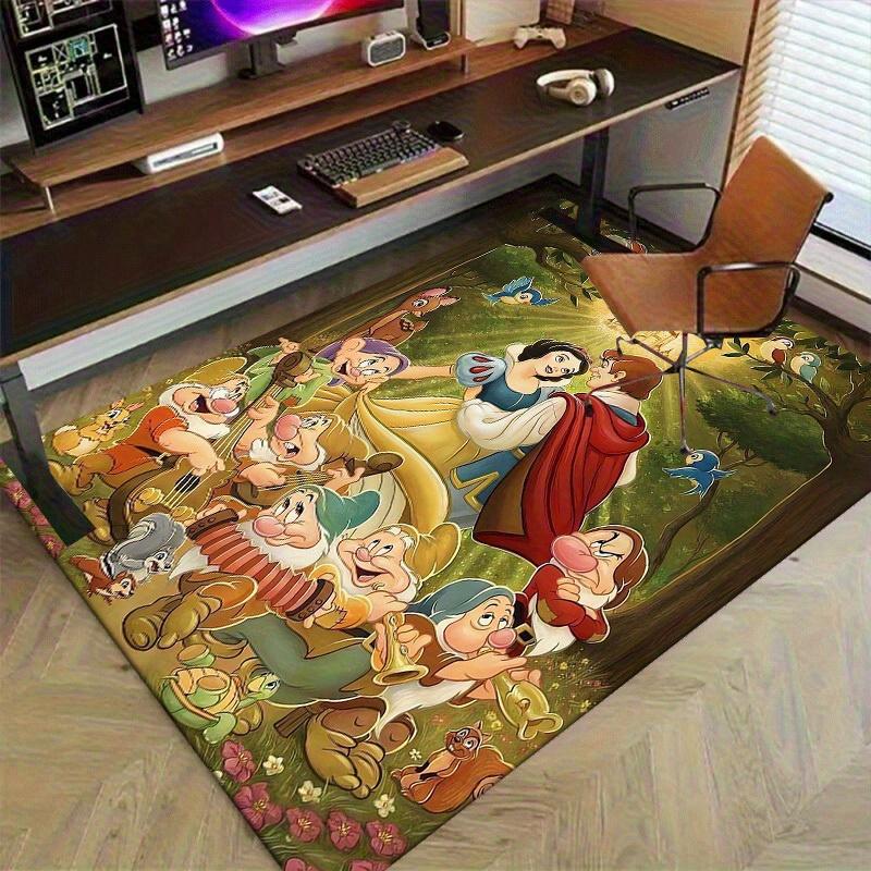 1pc, Snow White and the Seven Dwarfs Area Rug - Home Decor, Gift for Friends, Living Room, Office Carpet, Outdoor RugP002