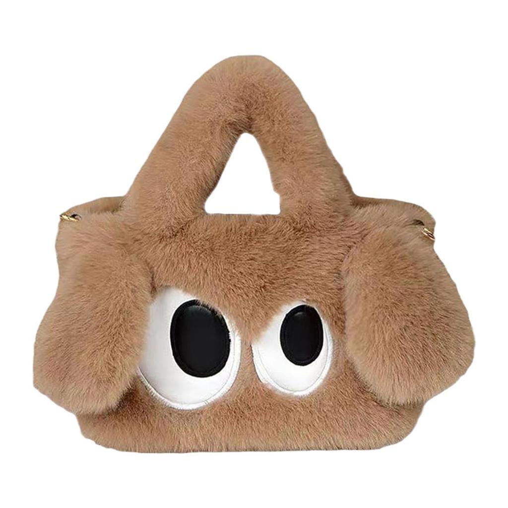 Plush Tote Bag Large Capacity Comfortable Adorable Crossbody Bag Birthday Gift