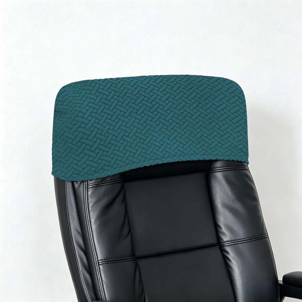 Elastic Office Chair Backrest Cover Solid Dustproof Headrest Protector Slipcover