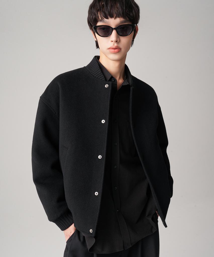 Avandress Aube Wool Handmade Blouson Gray