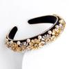 New Full Diamond Headband Baroque Vintage Rhinestone Headdress Handmade Hairband