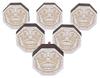 IBA Indianbeautifulart Brown Engraved Knobs 10 Pc Furniture Wooden Scallop Knobs Rustic Drawer