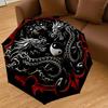 1PC Dragon Yin Yang Umbrella-8-Rib Reinforced, Automatic Open, Lightweight & Durable, Cute Fashion Accessory for Outdoor-A1265