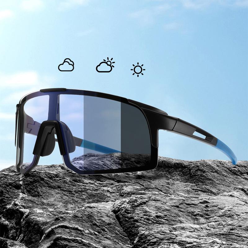 Outdoor Brand Cycling Men's Goggle Women Oversize Decor Anti UV Riding Shades High Quality Pochromic Sports Sunglasses