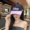Female Summer Outdoor Sweet and Cool Girl Out Sports Sun Hat Men American Sweet and Cool Letter Embroidered Empty Top Hat