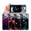 Pouzdro na telefon z tvrzeného skla pro Samsung A06 A12 A16 A22 A32 A34 A53 A56 S20FE S23 S25 iPhone 11 12 13 14 15 16 17 Měkký okraj Nárazuvzdorný Hladký kryt