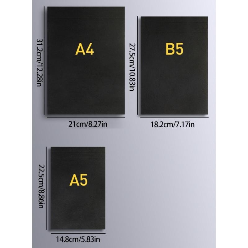 Notebook Perforated Pages Easy Tear Thick Paper Pad Compact Portable Design For Students Professionals