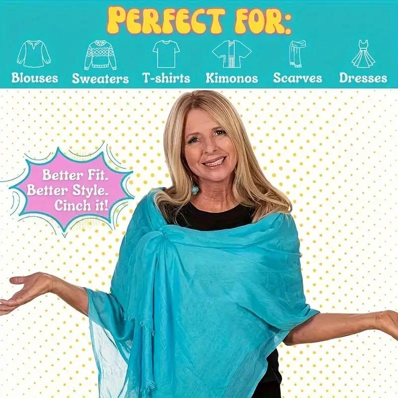 1PCS Non-slip Corner Knot Buckle Skirt Clip Women's Waist Hem Corner Buckle T-shirt Versatile Scarf Buckle