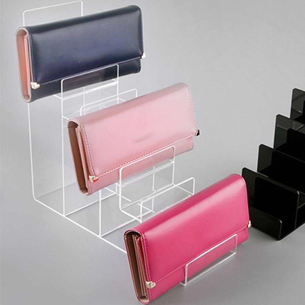 6-Tier Display Stand Acrylic Wallet Display Stand Clear View