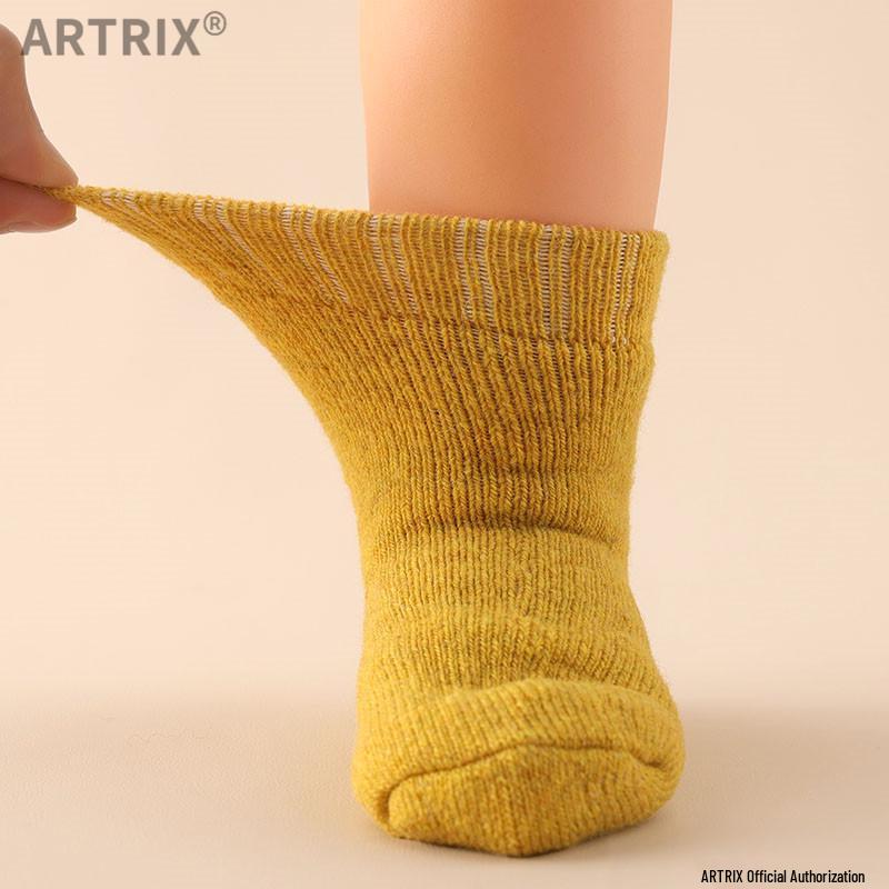 Superdicke Winter-Fleece-gefütterte Wollsocken für Jungen & Mädchen - Kleinkind Wadenlang