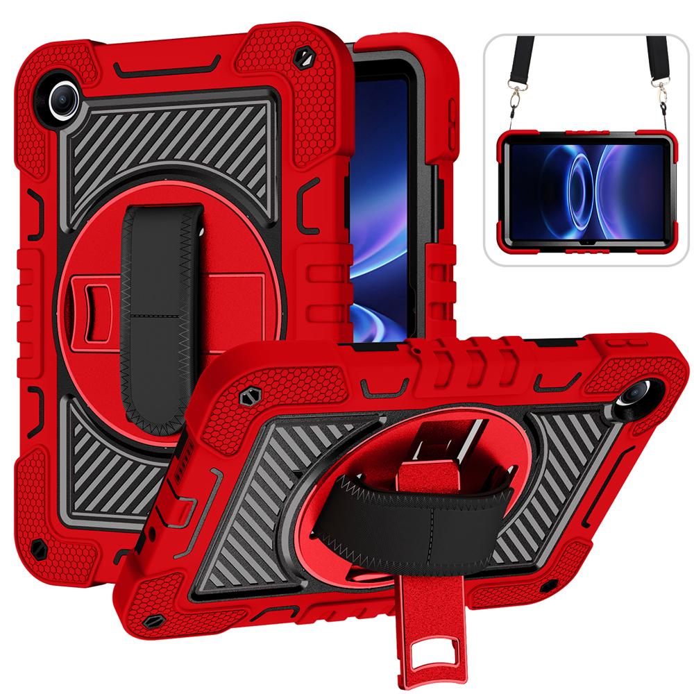 Rotate Stand Tablet Cases for 9.7'' Xiaomi Redmi Pad 2 SE/Poco Pad C1/Redmi Pad 2 9.7 Case Cover Shockproof Silicone+PC Shell