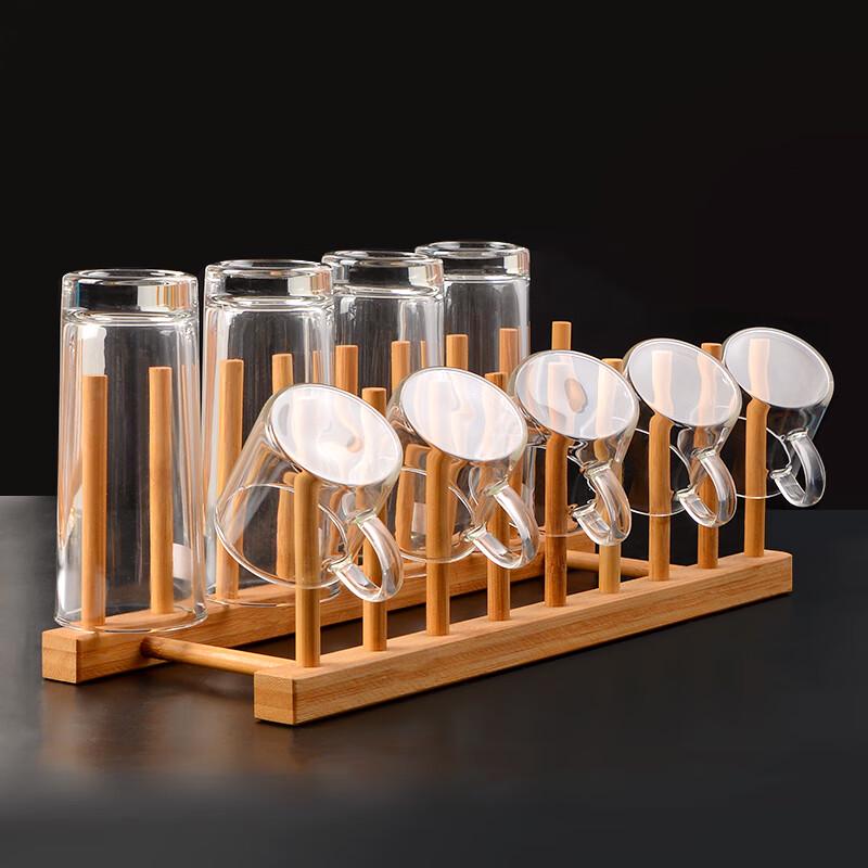 Zhaoran Bamboo Tabletop Teaware & Cup Drainer