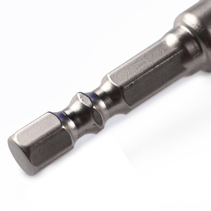 3pcs 1/4" 3/8" 1/2" Socket Adapter Set Nut Drive Drill Ratchet Extension Cordless Impact Wrench Hex Shank Bit Square Set Cordles