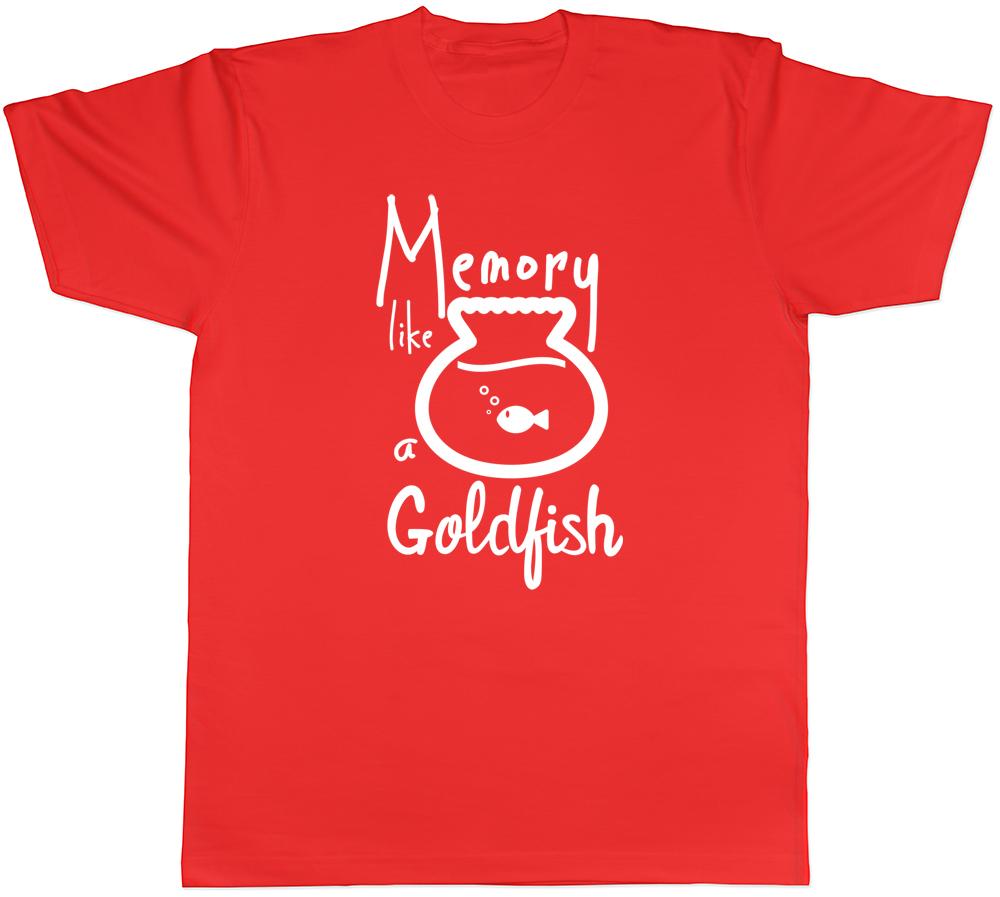 Memory like a Goldfish Unisexs Unisexs Ladies Unisex TShirt S