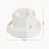 Desktop Stationery Organizer 9 Slots Stationery Storage Box 360 Degree Rotating Cute Pencil Cup Pot for Home Office School