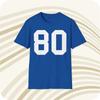 Throwbackmax Steve Largent Seattle Seahawks Jersey T Shirt - Front & Back Print