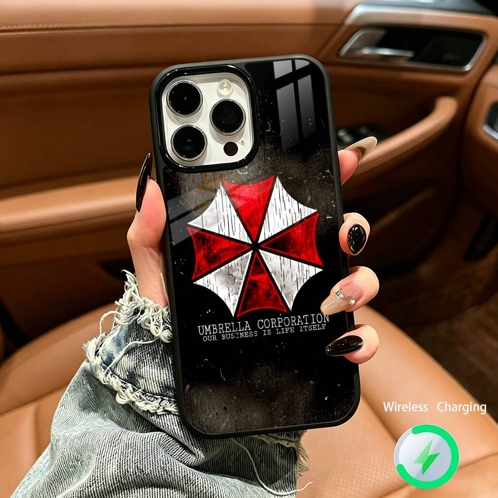 U-Umbrella -Corporation For IPhone17 16 15 14 13 12 11 Plus Pro Max Plus Wireless Charger Phone Case