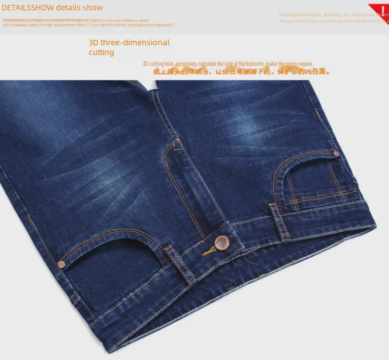 Nové pánské slim fit strečové džíny - Měkký styl s rovnými nohavicemi