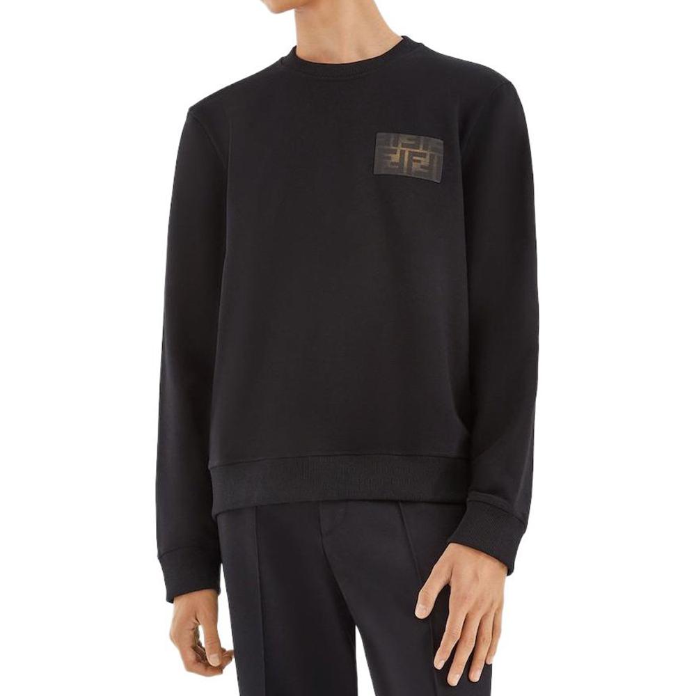 Fendi FW23 Sweatshirt Men's Black FY0178AQJ9F0QA1