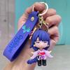 Genshin Impact And Naruto Silicone Keychain Figurine Collectible For Anime Fans
