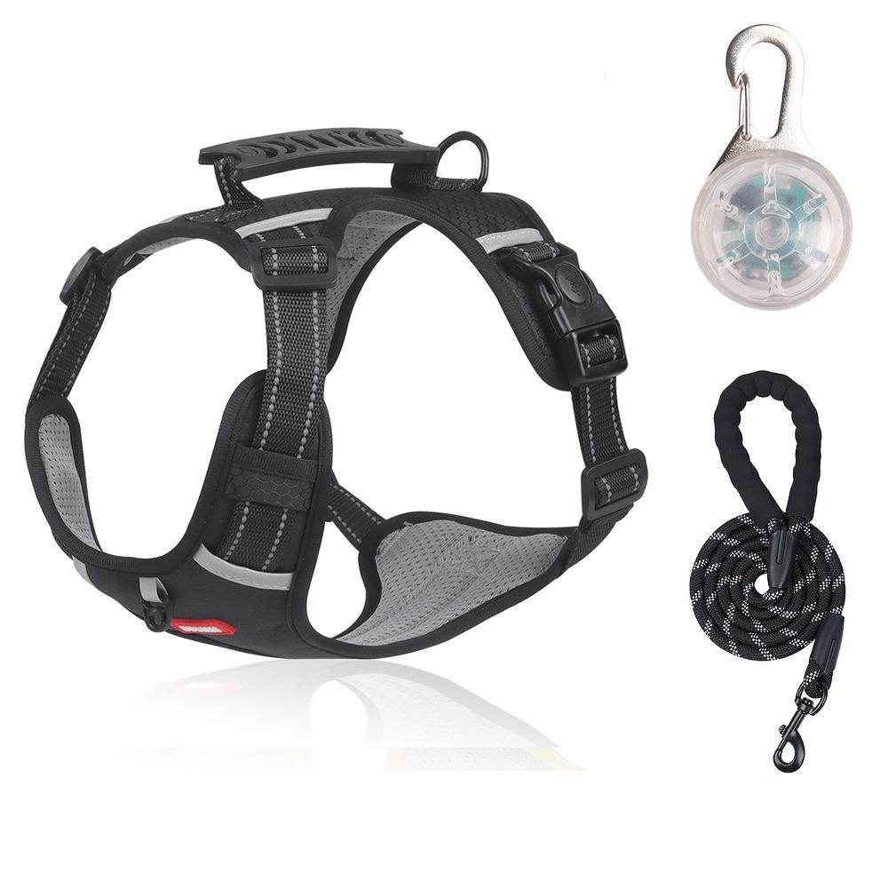 New Pet Chest Strap Vest Type Reflective Large Dog Chest Strap Explosion-proof Dog Traction Rope