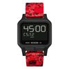 NIXON Heat A1320 - Black/Red - 100M Water Resistant Men's Ultra Thin Digital Sport Watch (38mm Watch Face, 20mm PU/Rubber/Silicone Band)