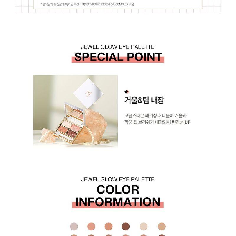 VDIVOV - Jewel Glow Eye Palette - 3 Colors