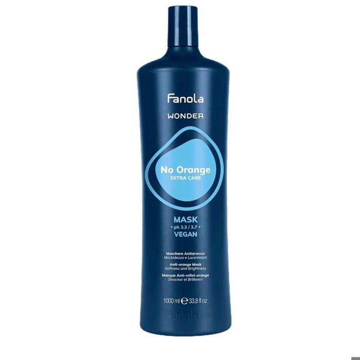 Masque anti-orange - FANOLA - Wonder No Orange Mask - 1000ml - Cheveux colorés - Hydratation intense