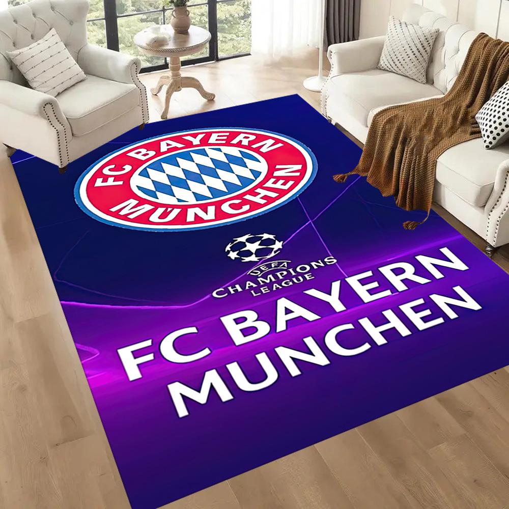 Fc Bayern Munich Uefa Champions Square Rugs Are a Great Choice for Living Rooms, Bedrooms, Home Décor, and As Gifts.