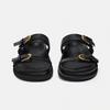Fashion Summer Classic Woman Sandal Leopard Print Design Casual Slippers Thick Bottom Buckle Ladies Beach Shoes Open Toe Flat Footwear