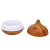 550ml Aromatherapy Diffuser Humidifier Silent Wood Grain USB Plug In Humidifier with Remote Control