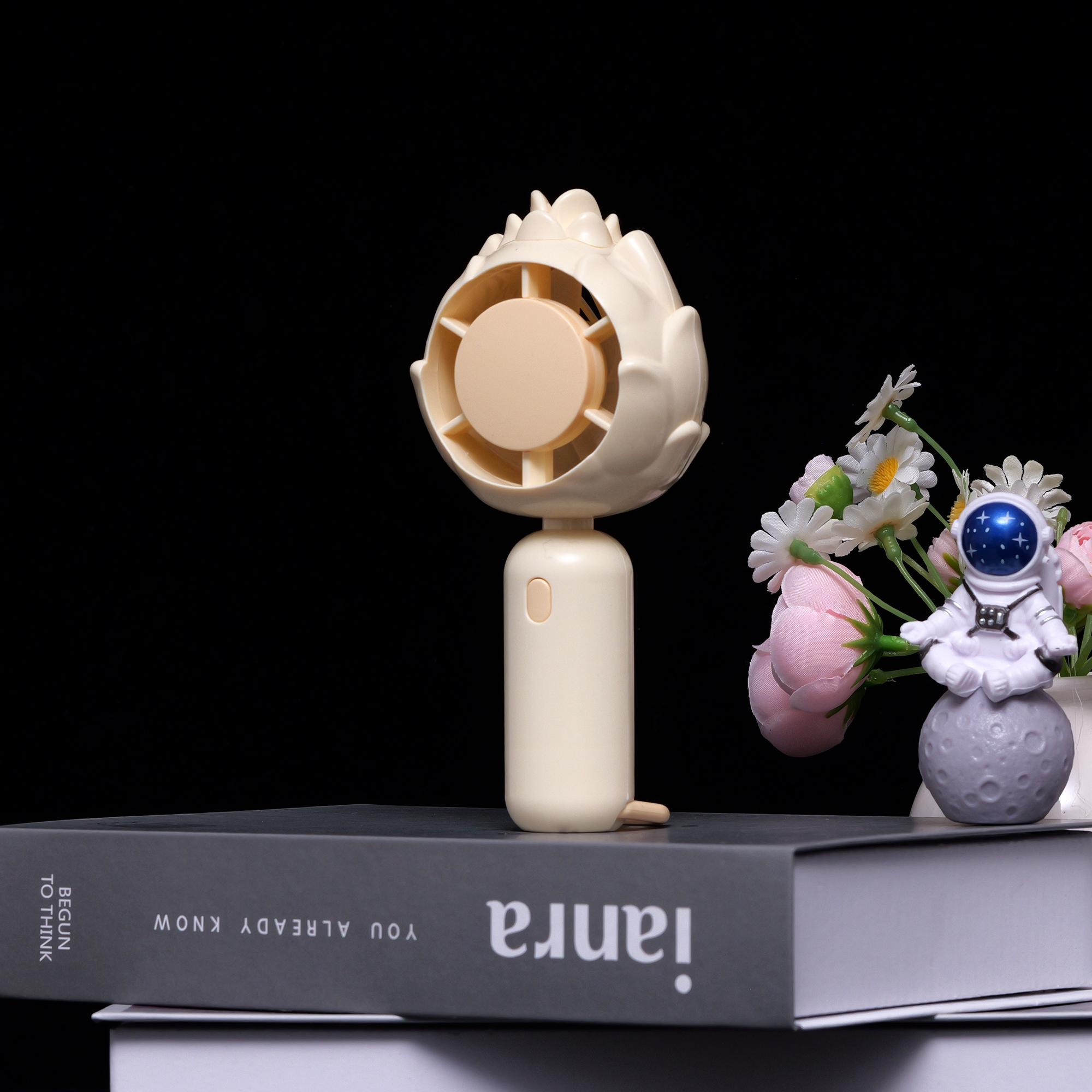 

Portable Handheld Fan with USB Charging - Various Color Options - Ideal for Office/Outdoor бежевий