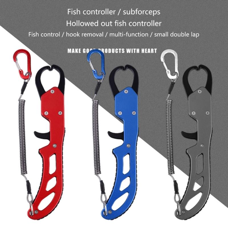 Multi-Function Fishing Pliers Fish Lip Grippers Hook Remover Portable Fishing Lines Cutter Scissors Comfortable Grip