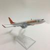 Jason Tutu 16cm Korea Jejuair Airlines Boeing 737 Model Airplane Diecast Metal 1/400 Scale Planes
