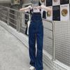 2025 Frühjahr/Herbst Damen High-Waist Slimming Wide-Leg Denim Overalls
