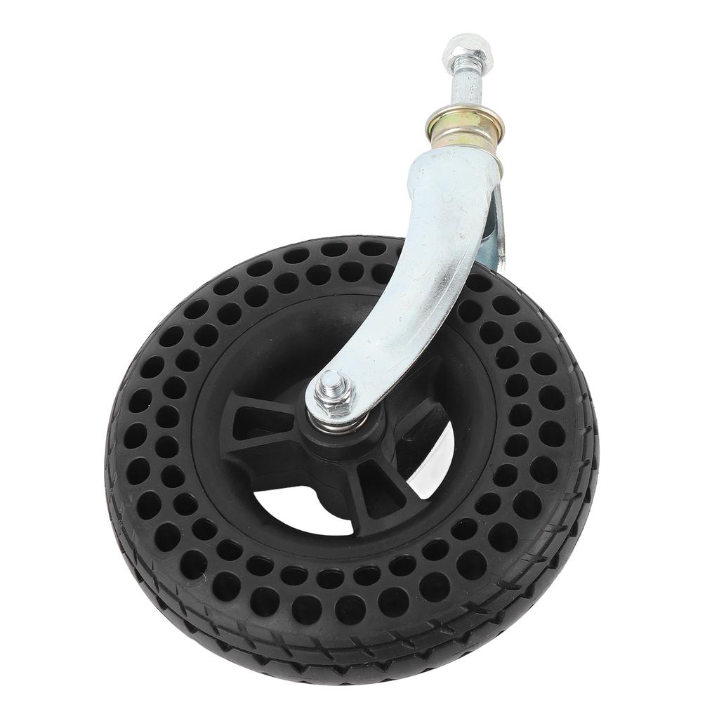 7 Inch Caster TPE Rubber Beehive Non Slip Solid Wheel Replacement for Cart Trolley Vehicles 75kg Load Capacity