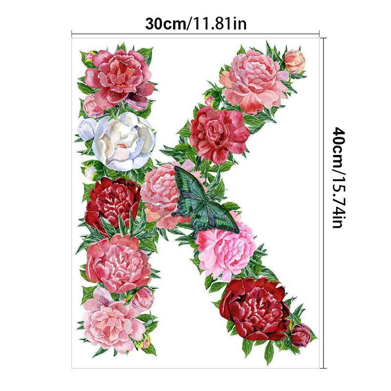 1PC English Letter Wall Stickers Wall Adhesive Decorative Letters 3D DIY Wall Stick